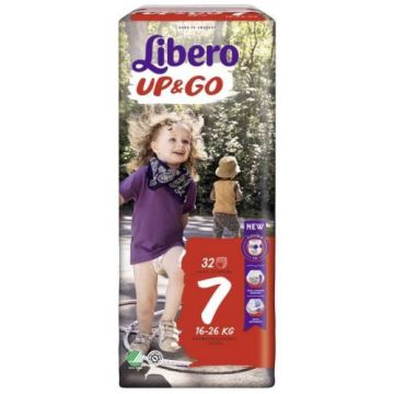 Пелени - гащички Libero Up&Go Размер 7 х32 бр