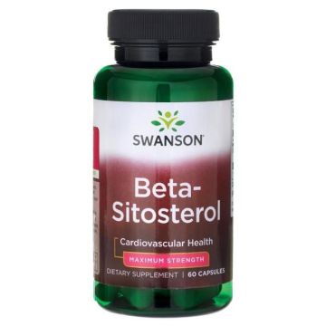Swanson Beta-Sitosterol Бета-Ситостерол 60 капсули 