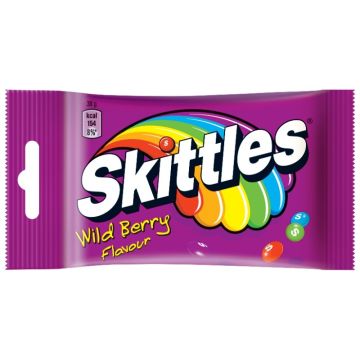 Skittles Wild Berry Дъвчащи бонбони 38 гр