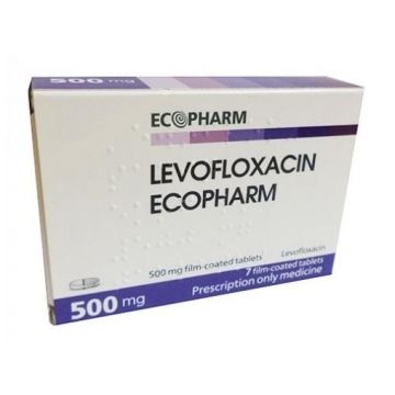 Левофлoксaцин 500 мг х7 таблетки Ecopharm