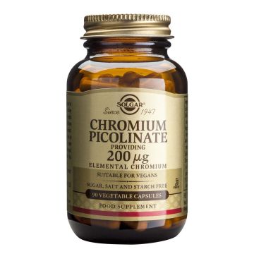 Solgar Chromium Picolinate Хром Пиколинат 200 мг х90 капсули