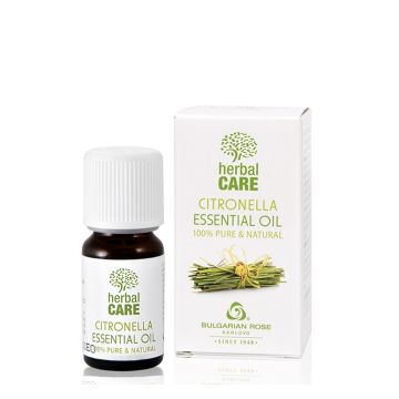 Herbal Care Етерично масло от цитронела ароматерапия 10 мл Българска роза