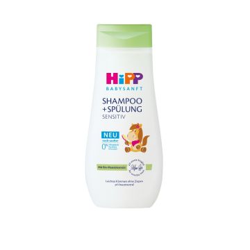 Hipp Babysanft Шампоан + Балсам за коса за лесно разресване без сълзи 200 мл
