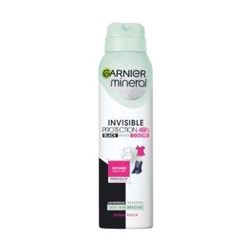Garnier Mineral Invisible 48h Black & White Colors Дезодорант против изпотяване за жени с минерали 150 мл
