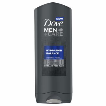 Dove Men+ Care Hydration Balance Хидратиращ душ-гел за лице и тяло за мъже 250 мл