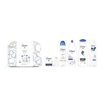 Dove Original Подхранващ комплект за тяло за жени с 5 продукта