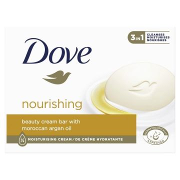 Dove Nourishing Kрем-сапун за ръце, лице и тяло с арганово масло 90 гр