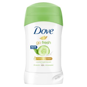 Dove Go Fresh Стик против изпотяване за жени с аромат на краставица и зелен чай 40 мл