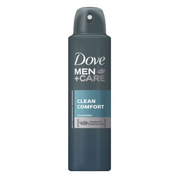 Dove Men+ Care Clean Comfort Дезодорант против изпотяване за мъже 150 мл