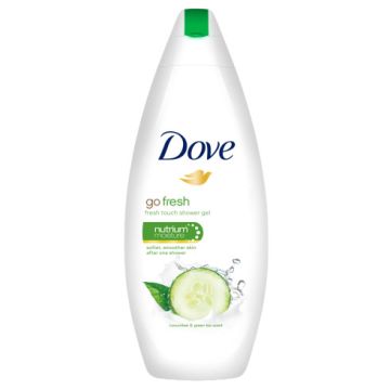 Dove Go Fresh Хидратиращ душ-гел за тяло с краставица и зелен чай 250 мл