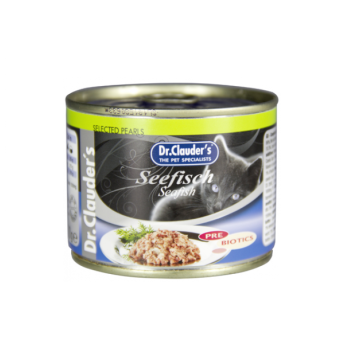 Dr.Clauder's Selected Pearls Seefisch Pre Biotics Мокра храна за котки морска риба 200 гр
