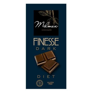 Milmex Finesse Milk Черен шоколад без захар 80 гр