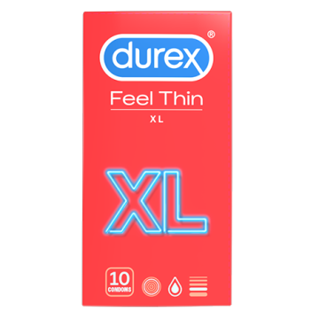 Durex Feel Thin XL презервативи 10 бр