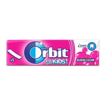 Orbit For Kids Bubblegum Дъвки за деца х5 ленти