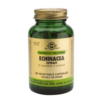 Solgar Echinacea Root & Leaf Extract Ехинацея за висок имунитет х60 капсули