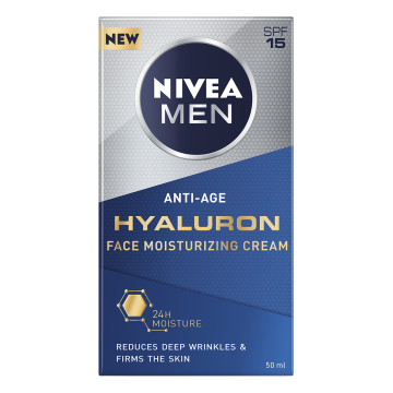 Nivea Men Active Age Hyaluron Крем за лице за мъже против бръчки SPF15 50 мл