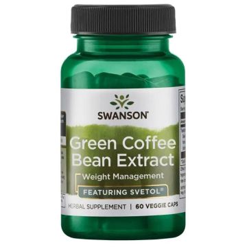Swanson Green Coffee Bean Extract Екстракт от зърна Зелено кафе 60 капсули