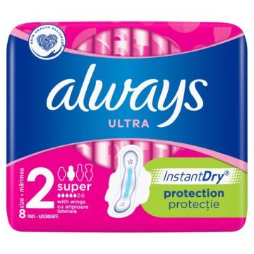 Always Ultra Super Plus Дамски превръзки х 8 бр