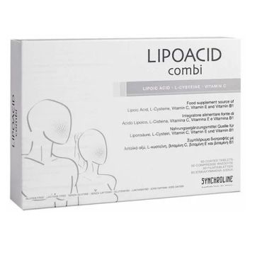 Synchroline Lipoacid Combi Липоацид Комби срещу бръчки х60 таблетки