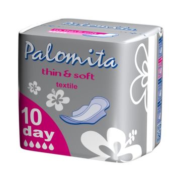 Palomita Thin&Soft Дневни дамски превръзки с крилца 10 бр