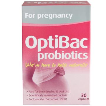 OptiBac Probiotics Pregnacy Пробиотик при бременност 30 капсули