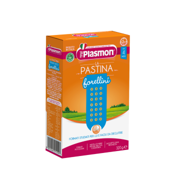 Plasmon Forellini Паста за деца кръгчета 4М+ 320 гр