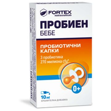 Fortex Пробиен Бебе пробиотични капки х10 мл