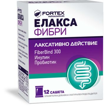 Fortex Елакса Фибри лаксативно действие x12 сашета