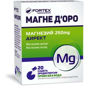 Fortex Магне Д'оро Магнезий 250 мг Директ x 20 сашета