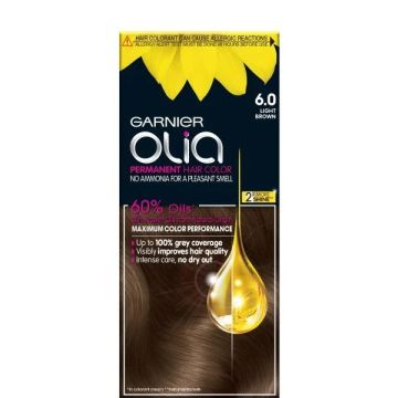 Garnier Olia Трайна безамонячна боя за коса, 6.0 Light Brown