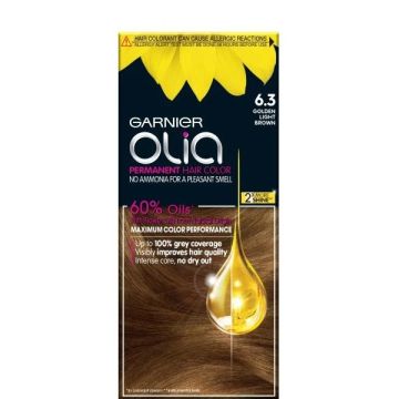 Garnier Olia Трайна безамонячна боя за коса, 6.3 Golden Light Brown
