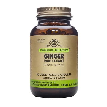 Solgar Ginger Root Extract Джинджифил корен екстракт х60 капсули