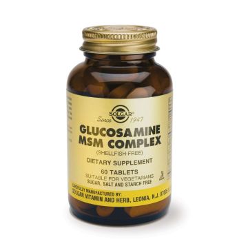 Solgar Glucosamine MSM Complex Глюкозамин МСМ Комплекс х60 таблетки