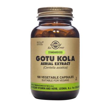 Solgar Gotu Kola Extract Готу Кола за разширени вени x100 капсули