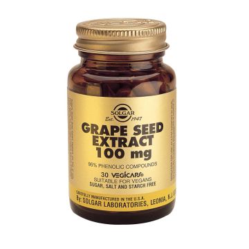 Solgar Grape Seed Еxtract Гроздово семе екстракт 100 мг х30 капсули