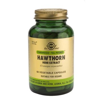 Solgar Hawthorn Herb Extract Глог екстракт за сърце х60 капсули