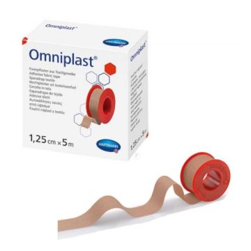 Hartmann Omniplast Хипоалергична адхезивна лента с телесен цвят 1.25 см х 5 м
