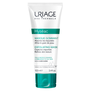 Uriage Hyseac Ексфолираща маска за мазна кожа 100 мл