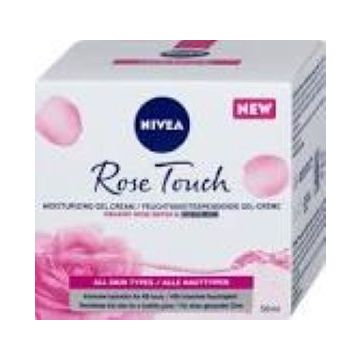 Nivea Rose Touch Хидратиращ дневен крем-гел за лице 50 мл