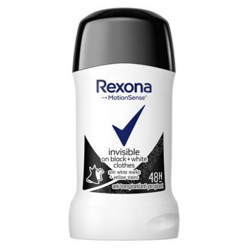 Rexona Invisible on Black + White Clothes Стик против изпотяване за жени 40 мл