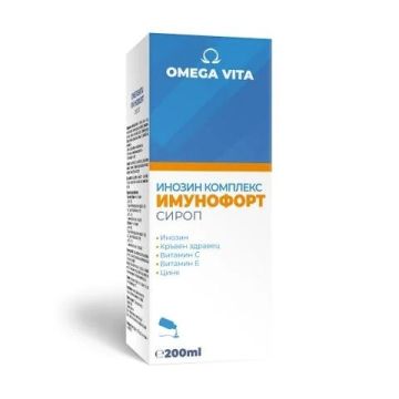 Omega Vita Инозин Комплекс Имунофорт сироп 200 мл