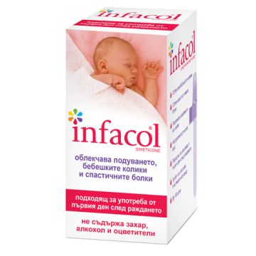 Infacol Капки за бебета при болки, подуване и колики 50 мл Teva
