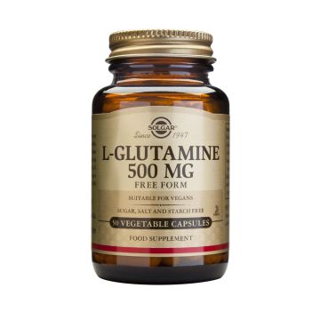 Solgar L-glutamine Л-глутамин за имунната система 500 мг х50 капсули