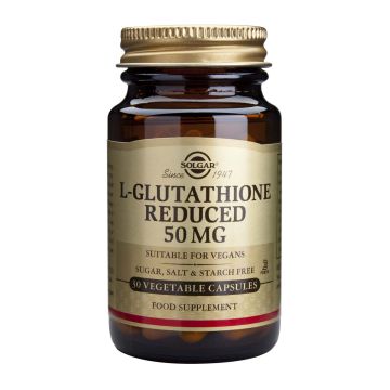 Solgar L-Glutathione Reduced Л-Глутатион 50 мг х 30 капсули