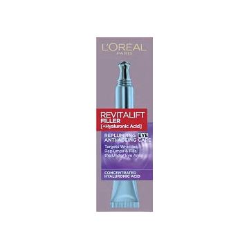 L’Oreal Revitalift Filler Околоочен крем против стареене с хиалуронова киселина 15 мл