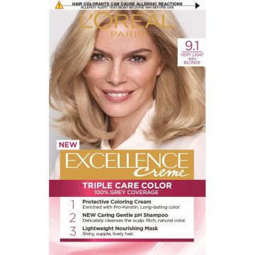 L’Oreal Excellence Creme Боя за коса 9.1 Very Light Ash Blonde