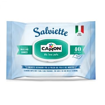 Camon Muschio Bianco Мокри кърпички 40 бр