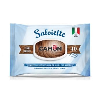 Camon Мокри кърпички с аромат на бяло дърво 40 бр