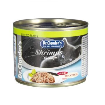 Dr.Clauder's Selected Pearls Shrimps Pre Biotics Мокра храна за котки скариди 200 гр