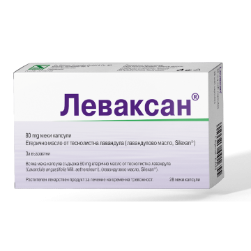  NaturProdukt Леваксан при временна тревожност 80 мг х28 капсули 